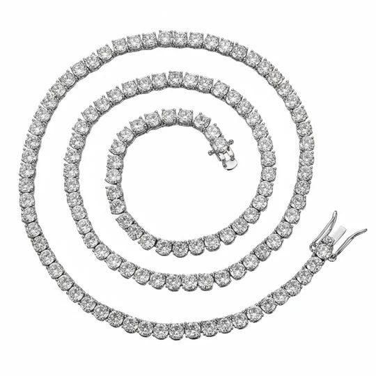 Moissanite Tennis Chain