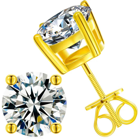 Moissanite Stud Earrings