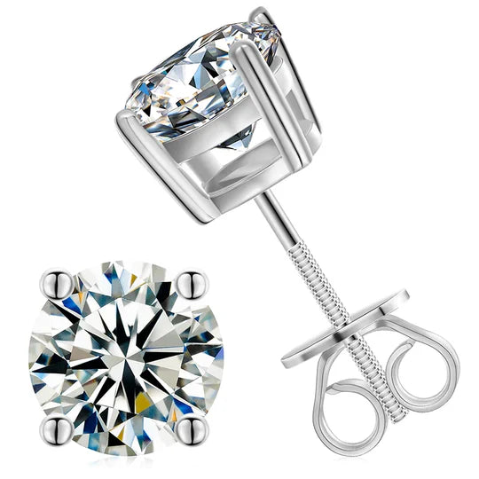 Moissanite Stud Earrings