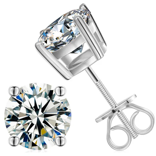 Moissanite Stud Earrings