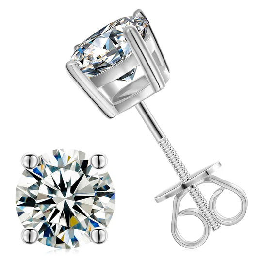 Moissanite Stud Earrings
