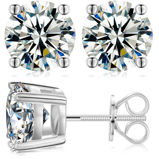 Moissanite Stud Earrings