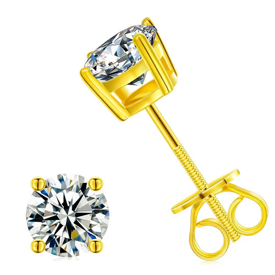 Moissanite Stud Earrings