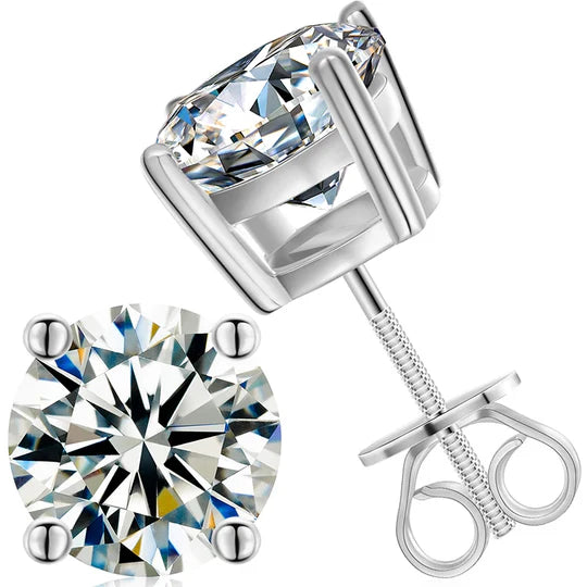 Moissanite Stud Earrings