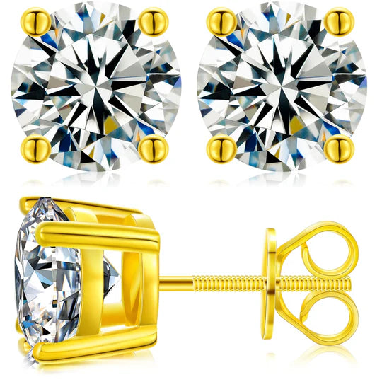 Moissanite Stud Earrings