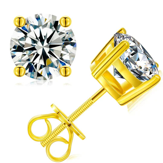 Moissanite Stud Earrings