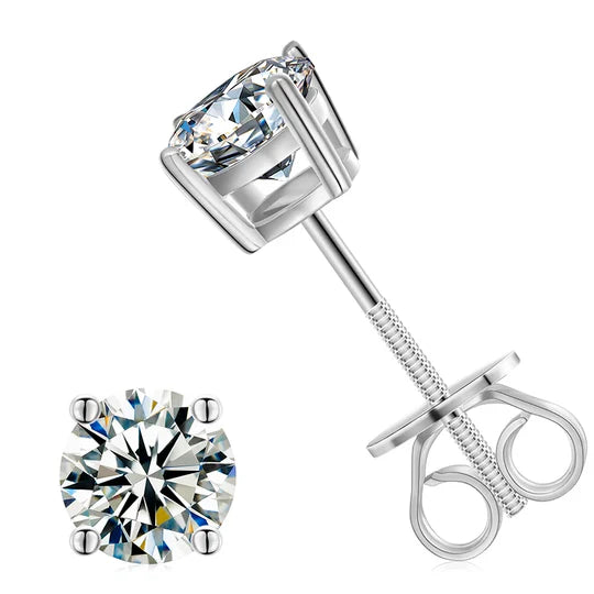 Moissanite Stud Earrings