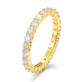 Moissanite Wedding Band Ring